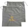 DECORNIJIA Borsa per Asciugacapelli da Viaggio Design Delicato e Trama Fine 2 Pezzi Coulisse, Versatile e Pratica per Casa e Hotel