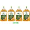 Beni Culinari 4 x Chanteclair Vert detersivo per lavastoviglie ecologico arancione e mandarino - Detergente Piatti con Arancia e Mandarino Ipoallergenico 500 ml + portachiavi Beni Culinari