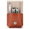 MR.GREEN Set per manicure e pedicure, con tagliaunghie, in acciaio inox di grado medico, con custodia da viaggio, confezione regalo (4 pezzi)
