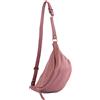 modamoda de - Borsa Italiana manuale/sera piccola in pelle T77, Colore:Rosa Antico