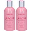 L'Erbolario 3 Rosa Bagnoschiuma 2x250 ml
