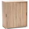 Briconess.com Mobiletto da Interno in Legno nobilitato bilaminato con Ante scorrevoli 3 Ripiani Linea Classic - Burlywood