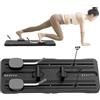 Gvblkq Set Pilates Reformer Esercizio pieghevole per rafforzamento core e
