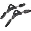 Tufgo 2 cinghie per pinne a molla per immersioni con bobine in acciaio inossidabile 304, ammortizzazione EPDM e coperture protettive in TPR (XS giallo)