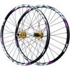 QHYRZE 26/27.5/29'' Set Di Ruote for Mountain Bike Freno A Disco MTB Cerchio In Lega A Doppia Parete QR Mozzo 32H Cassetta 7/8/9/10/11/12 Velocità