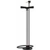 LOVIVER Pompa Bicicletta con Alta Pressione Fino PSI Doppia Testa Universale Manometro Integrato Affidabile Accessori per Diversi Usi Inclusi Adatta per Officina Emergenze, Argento, Lungo