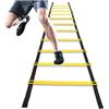 UULIMAXONT Scale di velocità, Agility Ladder Speed Training 3-4-6m for Rugby Boxe Lacrosse