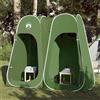 Ziaphsol Tenda parasole pop-up impermeabile in poliestere 190T con rivestimento in poliuretano, tenda spogliatoio grigio e arancione, 233 x 120 x 193 cm, con borsa per il trasporto, per campeggio