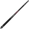 Drawup Canna da pesca telescopica ultra leggera in fibra di carbonio, 40 cm, portatile, da viaggio, per trota spigola, acqua dolce, 1,8 m (nero)