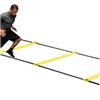 UULIMAXONT Scale di velocità, Scala Agility con Coni Calcio Equilibrio velocità Home Fitness 3/6/8 m