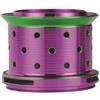 Tufgo Bobina di ricambio in metallo per mulinello da pesca Daiwa LS8000-12000 KCN3 8000-14000 tazza di filo d'argento viola (KCN3-8000)