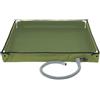 Drawup Base doccia pieghevole per tenda da campeggio piatto doccia portatile con tubo di scarico 80 x 80 cm (giallo)