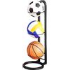 Oridaceae Porta Palloni da Calcio, Porta Pallone da Basket, Rastrelliera per Palloni Verticale per Pallone da Calcio, Basket, Pallamano, Pallavolo, Organizzatore per Attrezzature Sportive