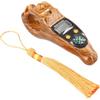 Drawup Contatore elettronico in legno, portatile, con schermo LCD, digitale, per meditazione, preghiera Tasbeeh, per zikr per dispositivo ad anello da dito resettabile a 999 conteggi (legno)