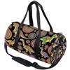 GuoChe Borsone sportivo rotondo leggero con tasca interna borsa da palestra per uomo donna borsone per viaggi sport bambini pois giorno dinosauri amante internazionale Dot Day