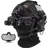 LZAQHMT Set Casco tattico Airsoft con NVG Finto, Cuffie e Maschera