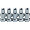 FortunateSweet 10 parti di giunzione per funi metalliche, tappo a sfera per cavo da 5 mm 6 mm, cavi di prolunga in acciaio per palestra, sistema di estrazione lat, 11 x 4,5 x 19,5 mm