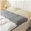 GBHMJU Sacco a pelo con fodera in cotone, lenzuolo da viaggio per hotel, sacco a compressione solida, ultraleggero, per adulti, portatile, per campeggio, viaggi d'affari (grigio-grigio, 180 x 205 cm