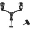 Drawup Manico per mulinello da pesca in alluminio, doppia impugnatura per Daiwa Penn - Manopola in metallo CNC 1000 2000 3000 Series - Design ergonomico antiscivolo per barca Pier Surf Casting (A)