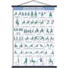 FOSDICK Poster Yoga sulla Sedia, Tabella Yoga Poster da Parete