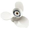 QWZOZST Elica 9-1/4 x 8 63V-45947 per Motore Yamaha Vite in Lega di Alluminio 3 Pale con Dente scanalato per Motori per Barche 9.9-15HP