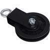 Drawup Ruota per puleggia da palestra, 88 mm, cavo in nylon, ricambio per attrezzatura da palestra domestica e fitness, sistema di pulldown lat, nero