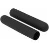 Drawup 2 coperture per maniglie in PVC per attrezzature da palestra, manicotti in gomma antiscivolo per manubri e barre, colore nero, diametro interno 20 mm, lunghezza 100 mm (150 mm)