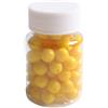 Tufgo Perline galleggianti per esche da 8 mm, 10 mm, 14 mm, in silicone morbido, per pesca alla carpa, accessori gialle (fiala da 8 mm)