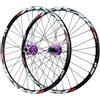 QHYRZE Set Di Ruote for Mountain Bike 26/27.5/29'' Freno A Disco MTB Cerchio In Lega A Doppia Parete Sgancio Rapido Mozzo Cassetta 7-12 Velocità