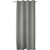 ED ENJOY HOME Tenda antincendio oscurante con occhielli, grigio chiaro, 140 x 260 cm, categoria ignifuga M1, 100% poliestere, collezione fiamma