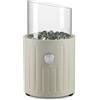 tepro Fluvin - Braciere a gas da tavolo, rotondo, con pietre decorative in vetro