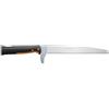 Fiskars OneClick Sega da Giardino, Accessorio Diritto per Tagliare Rami e Tronchi, Cambio Semplice con un Clic, Utilizzabile anche come Sega Manuale, Nero/Arancione, 1080691