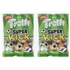 Generico 2 Confezioni da 100 Grammi di Caramelle Gommose Super Kick Trolli