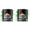 NaturaleBio Tè Verde Matcha Biologico in Polvere - 1 Grado, Cerimoniale A - 30g. Prodotto in Giappone Uji, Kyoto. Ideale da bere e nel Latte (Confezione da 2)