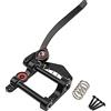 Yootones 1 pz Yootones Chitarra Tremolo Unità Vibrato Bridge Tremolo Tool Accessori Flat Compatibile con Les Paul LP SG Tele Chitarra Elettrica (nero)