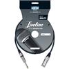 Adam Hall ah Cables KM10MP2MBLK - Cavo per microfono con connettore XLR maschio su jack mono da 6,3 mm, 10 m