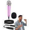 Generico Microfono per telefono,microfono ASMR Microfono video vocale portatile - Microfono video vocale, registratore di vlogging per la registrazione video vocale