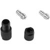 HaloModora Adattatore di conversione per smerigliatrice angolare, 3 mm, 6 mm, mandrino per m10 per filettatura M14 5/8-11, in acciaio ad alto tenore di carbonio, per foratura di precisione, rettifica e