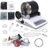 Generic Rock Tumbler Machine Kit con timer di lucidatura per 7 giorni, canna grande, grana e strumenti fai da te per lucidare le rocce, adatto per adulti e bambini