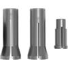 Rackumic Set di utensili per incisione dado mandrino per fresatura elettrica M14 6 mm 1/4 1/8 di pollice tra cui 3,175 6 6,35 mm pinze per smerigliatrice dritta artigianato fai da te acciaio molla di