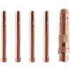 VRTYVEYBB Kit di 5 pezzi da 2,4 mm per pinza TIG compatibile con WP-17 per WP-18 per modelli di torcia WP-26 e PTA-17 PTA-17V PTA-26 PTA-26V PTW-18 applicazioni