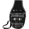 Nexbrill Cintura portautensili portatile 9 in 1 con supporto per cacciavite e maniche multiple, progettata in tessuto di nylon 600D per fissaggio in vita
