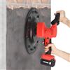 Generic Macchina per la finitura della malta da parete, regolazione ergonomica della postura, cazzuola da 380 mm, 600-900 W, disco da 38 cm, lucidatrice per superfici con asta telescopica e miscelatore