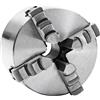 Ordellia Mandrino autocentrante a 4 ganasce da 100 mm in acciaio HT300 K12 100, passaggio 22 mm, campo di serraggio da 30 a 80 mm, per legno, metallo, foratura e lavori in officina