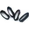 Fauhapyway Set di 4 cinghie per cinture da 5 a 5 cm, realizzate in nylon ad alta resistenza con doppi punti di fissaggio