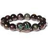 JgYiAngBq Bracciale Feng Shui, Bracciale Ricchezza Feng Shui Volpe Dio Arcobaleno Bracciale Ossidiana Talismano Portafortuna Bracciale con perline di cristallo Chakra Amuleto for Amore Attrazione Soldi Matrimon