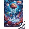 9K4D7V2G Basketball Spazio Scena Puzzle 1000 Pezzi Puzzle per Adulti Carta Puzzle per Famiglia Arte Cosmica Relax Focus Decorazione Casa 38x26cm/1000pcs