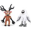 Hlayshing 2PCS 99 Nights In The Forest Peluche,Peluche del Gioco,Cervo Cattivo da Collezione di peluche,Peluche Morbido per Bambini Adulti e Collezionisti,Regalo per Halloween, Natale e Compleanni