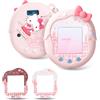 Kuitmor Sweetheart - Custodia protettiva in silicone compatibile con Tamagotchi Uni, morbida custodia protettiva con motivo a forma di cuore, antigraffio e antiurto per animali virtuali, rosa