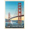 MyPuzzle.com MyPuzzle San Francisco: Under The Golden Gate, Vintage Poster - Premium 500 Pezzi Puzzle - MyPuzzle Collezione speciale di Anderson Design Group